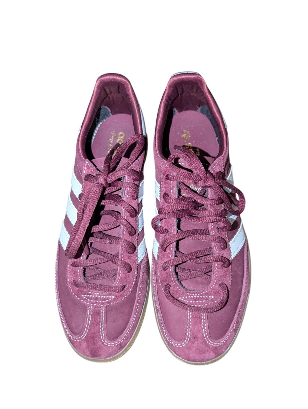 Adidas x Sporty Rich Handball Spezial Women’s Suede Sneakers Shadow Red Size 7